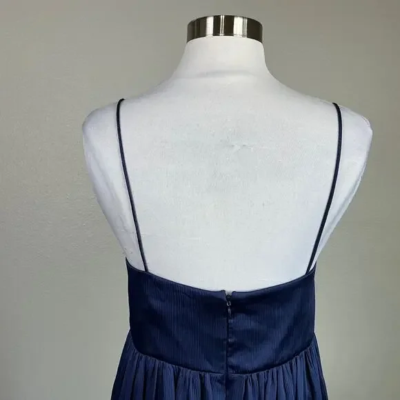 Sachin & Babi Women's Formal Dress Size 10 Blue Chiffon Long A-Line Evening Gown - Picture 9 of 12